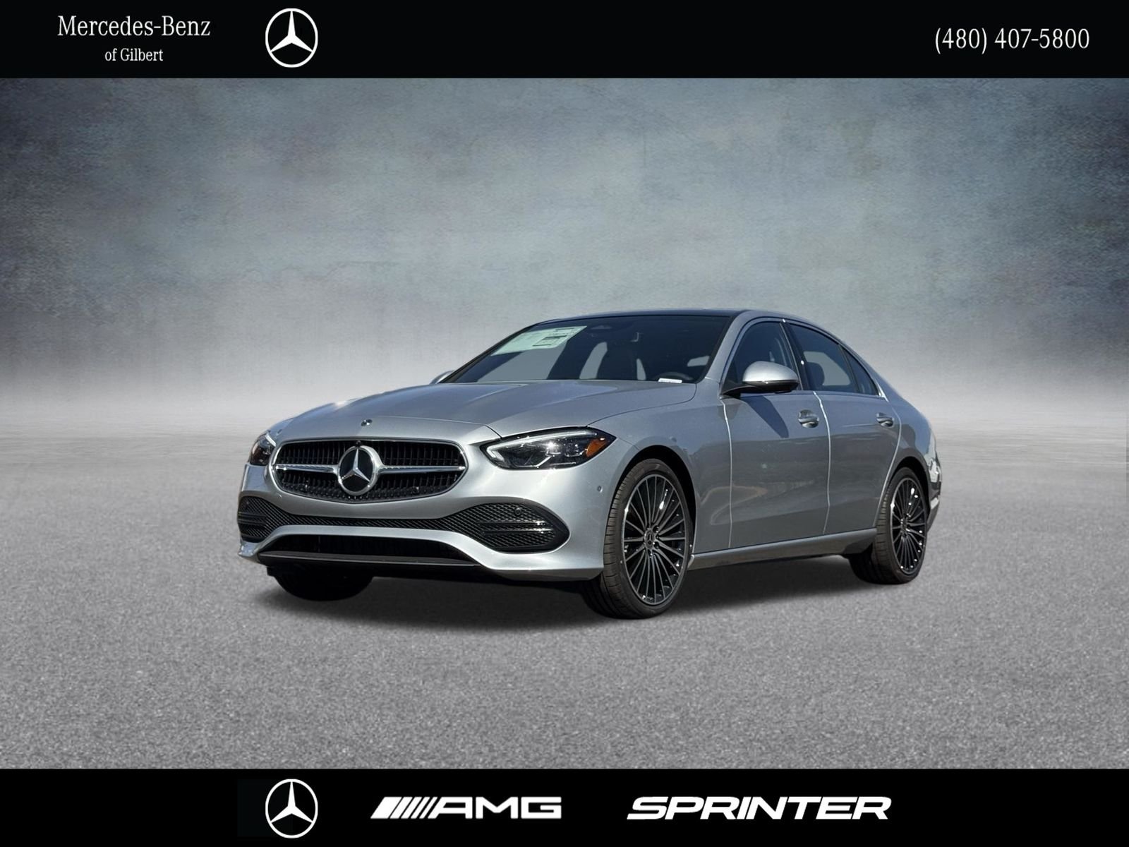 New 2026 Cirrus Silver Metallic Mercedes-Benz C 300 image 1