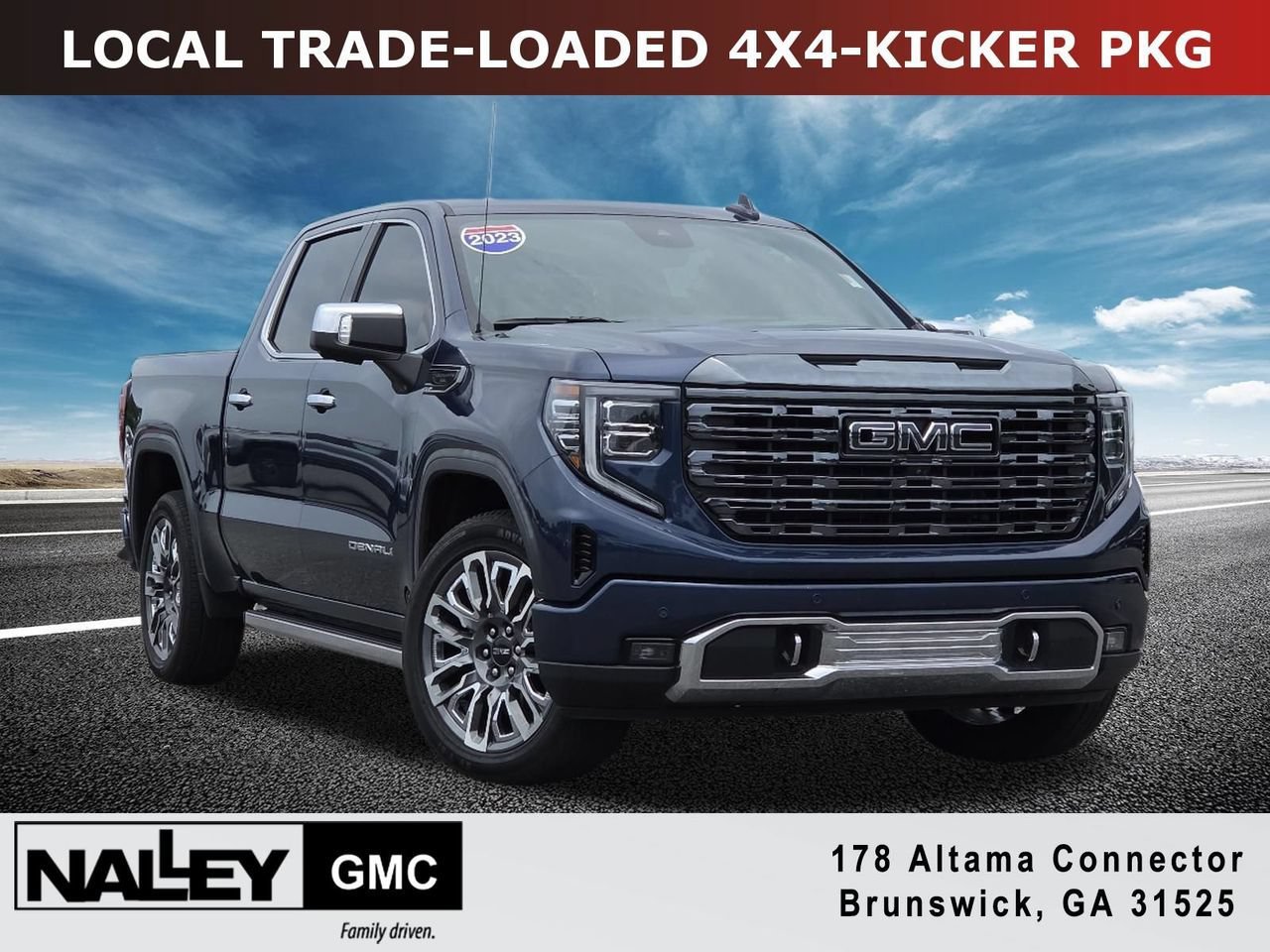 Used 2023 Pacific Blue Metallic GMC Denali Ultimate image 1