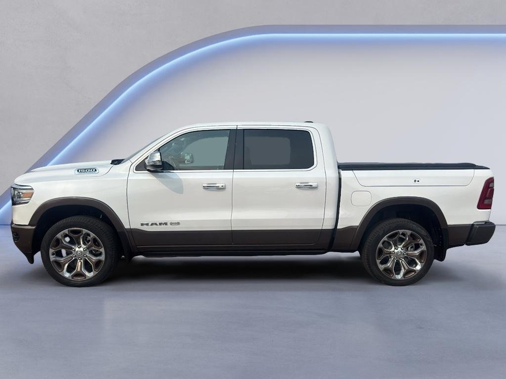 Used 2022 Ivory White Tri-Coat Pearlcoat Ram Longhorn image 1