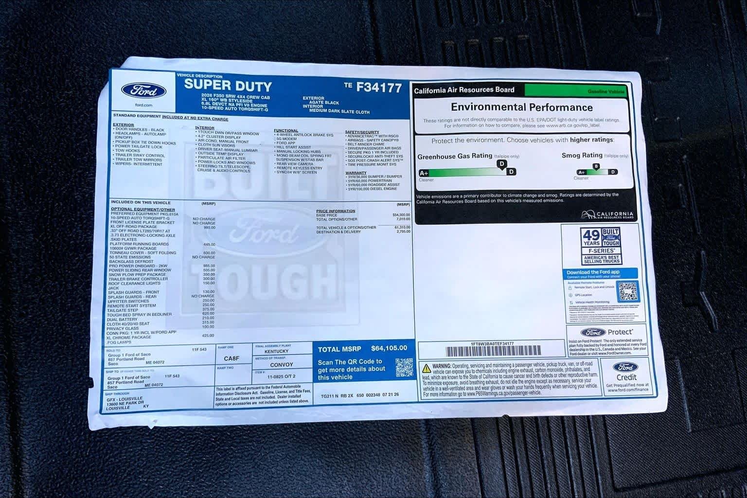 New 2026 Agate Black Metallic Ford XL image 18