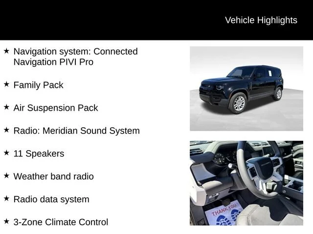 Used 2025 Black Land Rover 110 P300 image 7