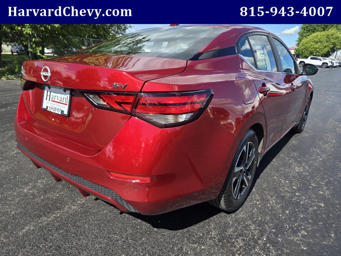 Used 2024 Red Nissan SV Xtronic CVT image 35