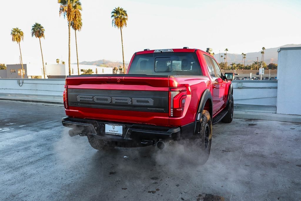 Used 2025 Red Metallic Ford Raptor image 9