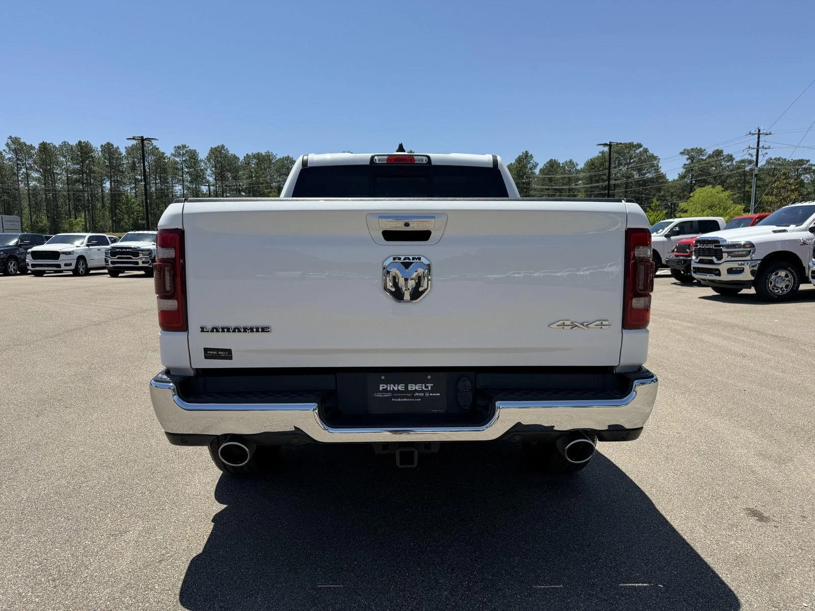 Used 2022 Bright White Clearcoat Ram Laramie image 5