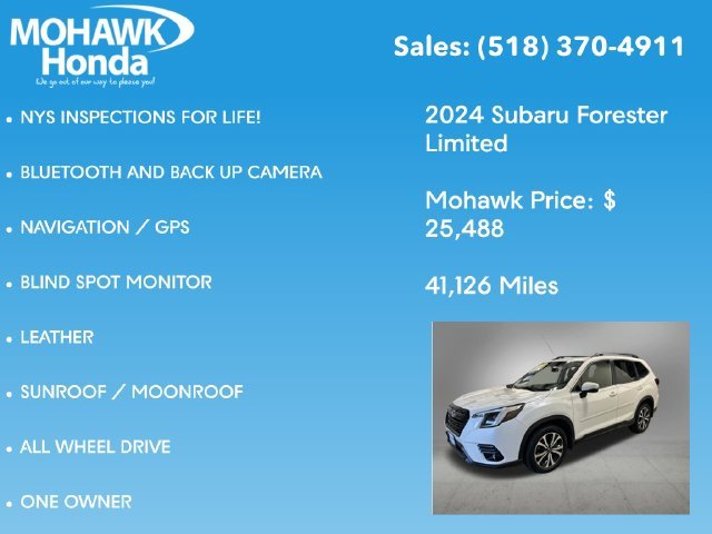 Used 2024 Crystal White Pearl Subaru Limited image 7