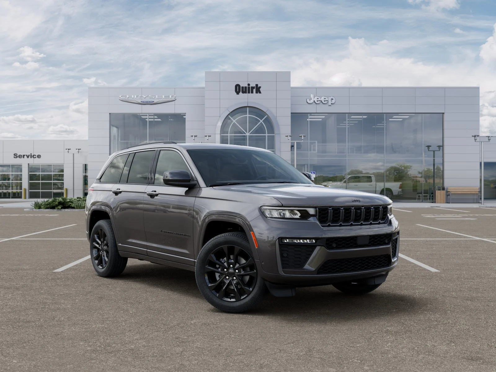 New 2026 Baltic Gray Metallic Clear-Coat Exterior Paint Jeep Limited Reserve image 5