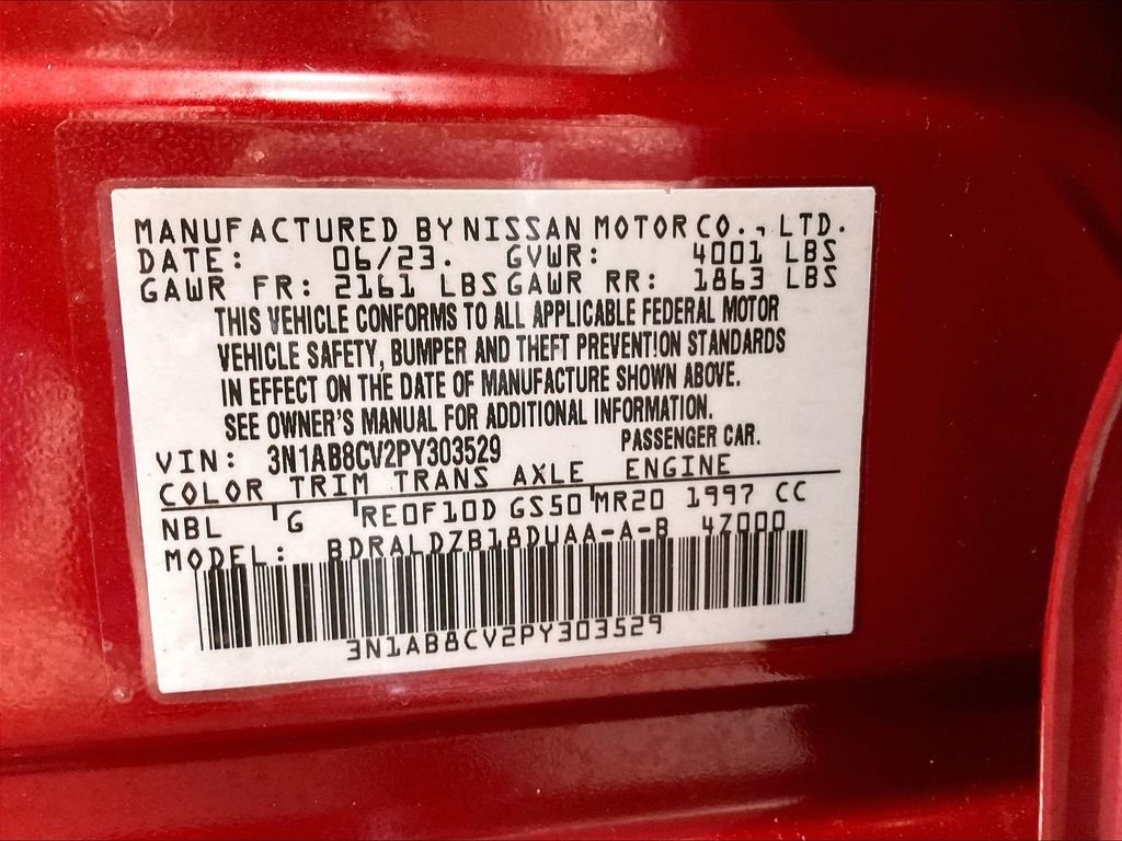 Used 2023 Red Nissan SV image 35