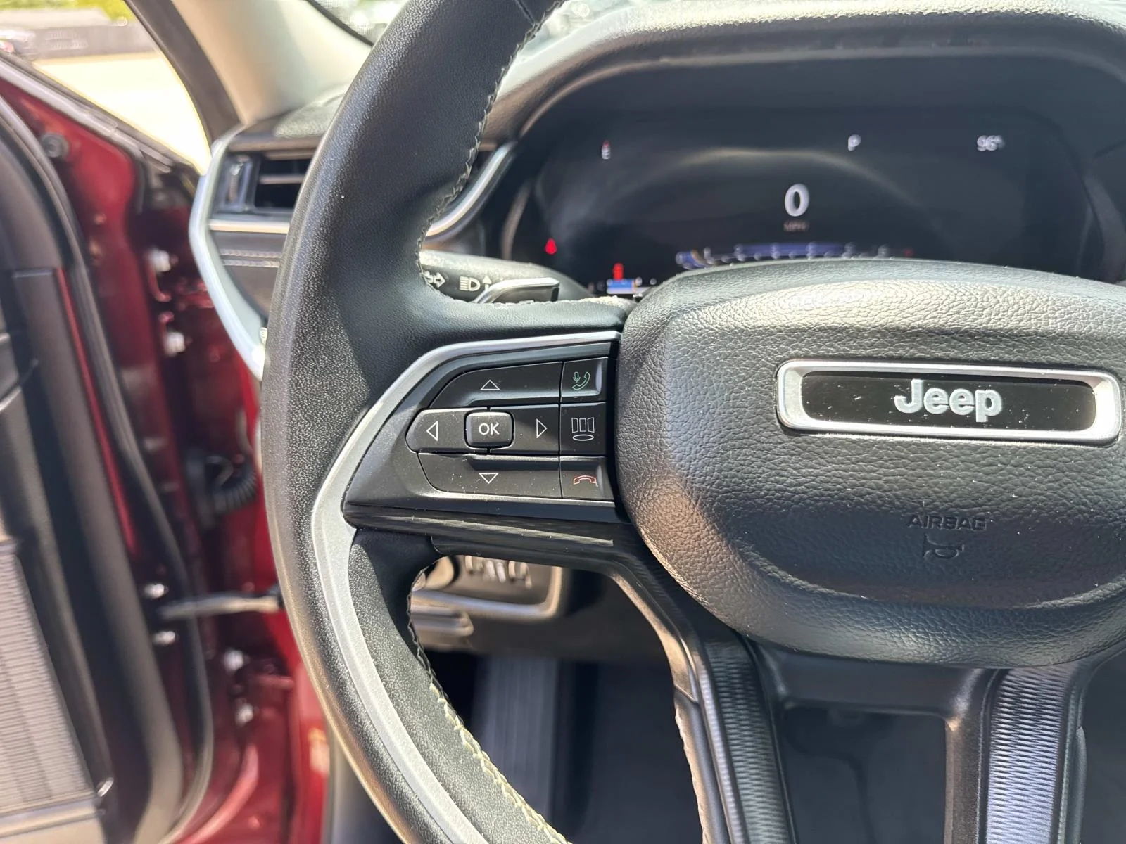 Used 2024 Velvet Red Pearlcoat Jeep Laredo image 22