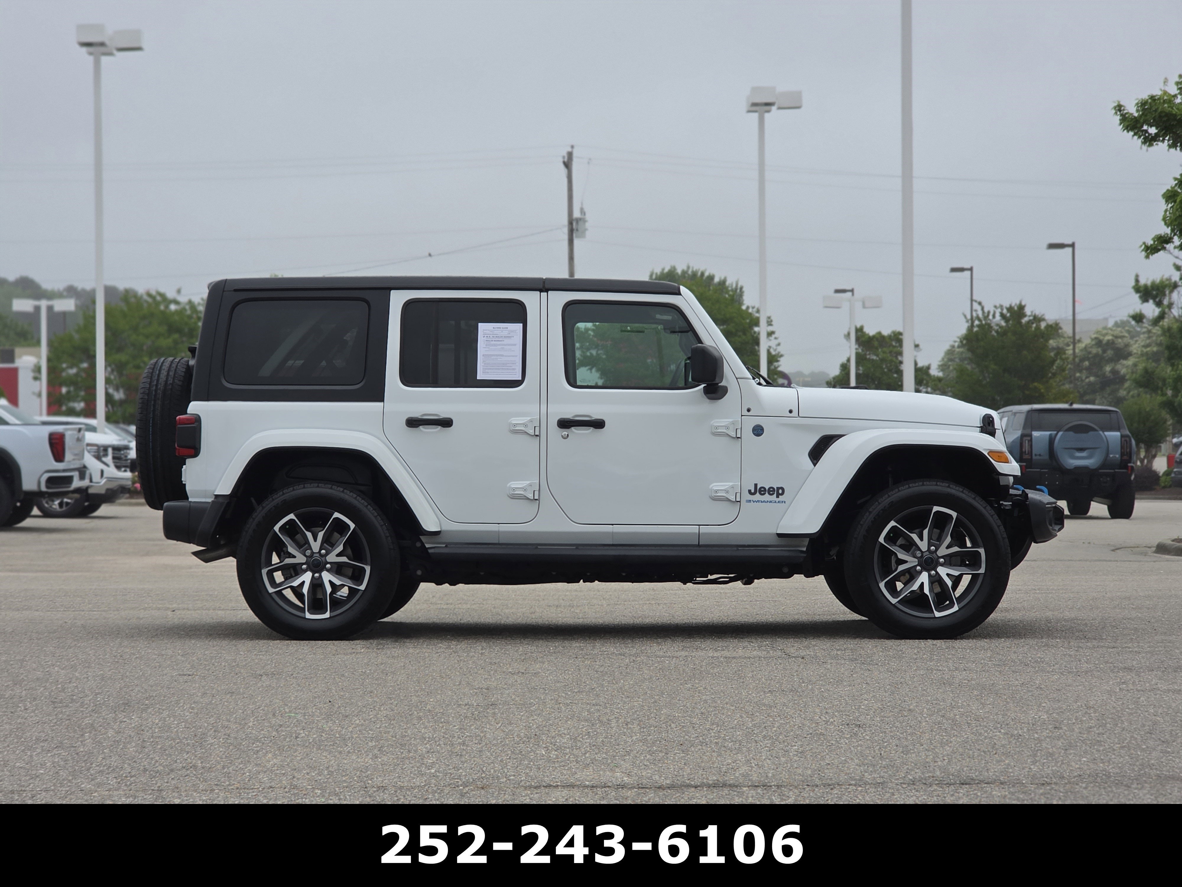 Used 2024 Bright White Clearcoat Jeep Sport S image 7