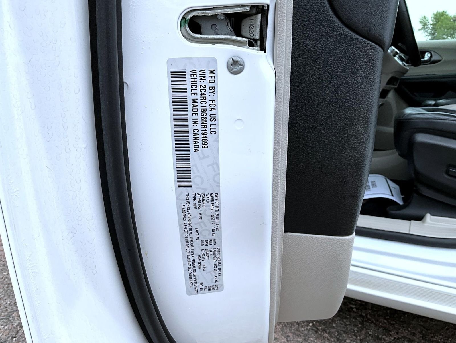 Certified Used 2022 White Chrysler Touring L image 25