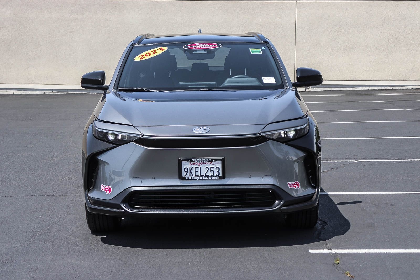 Certified 2023 Toyota bZ4X XLE with VIN JTMAAAAA8PA026218 for sale in Temecula, CA