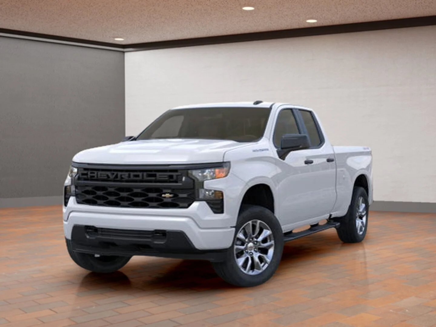 New 2026 White Chevrolet Double Cab Standard Box 4-Wheel Drive Custom image 1