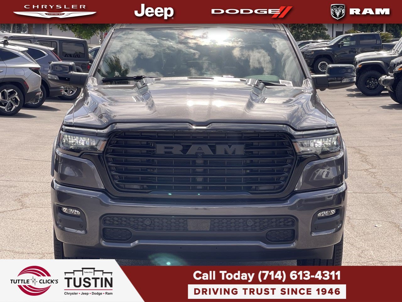 New 2026 Granite Crystal Metallic Clear-Coat Exterior Paint RAM Laramie image 8