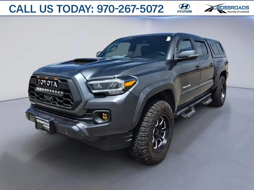 Used 2022 Magnetic Gray Metallic Toyota TRD Sport image 1
