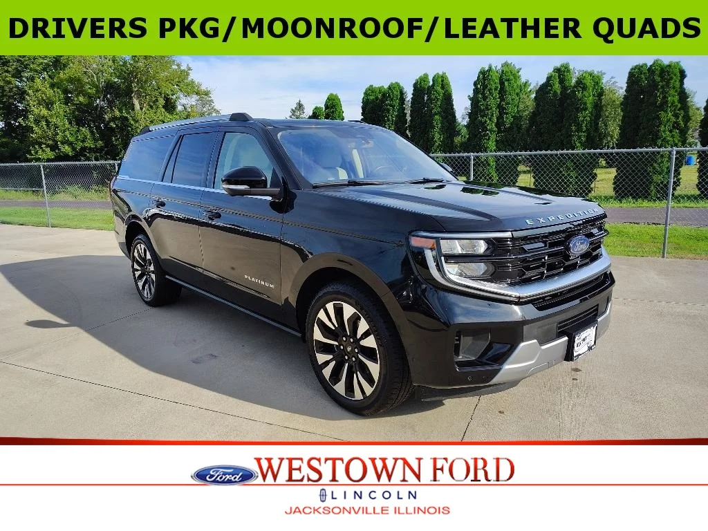 Used 2025 Agate Black Metallic Ford Platinum image 1