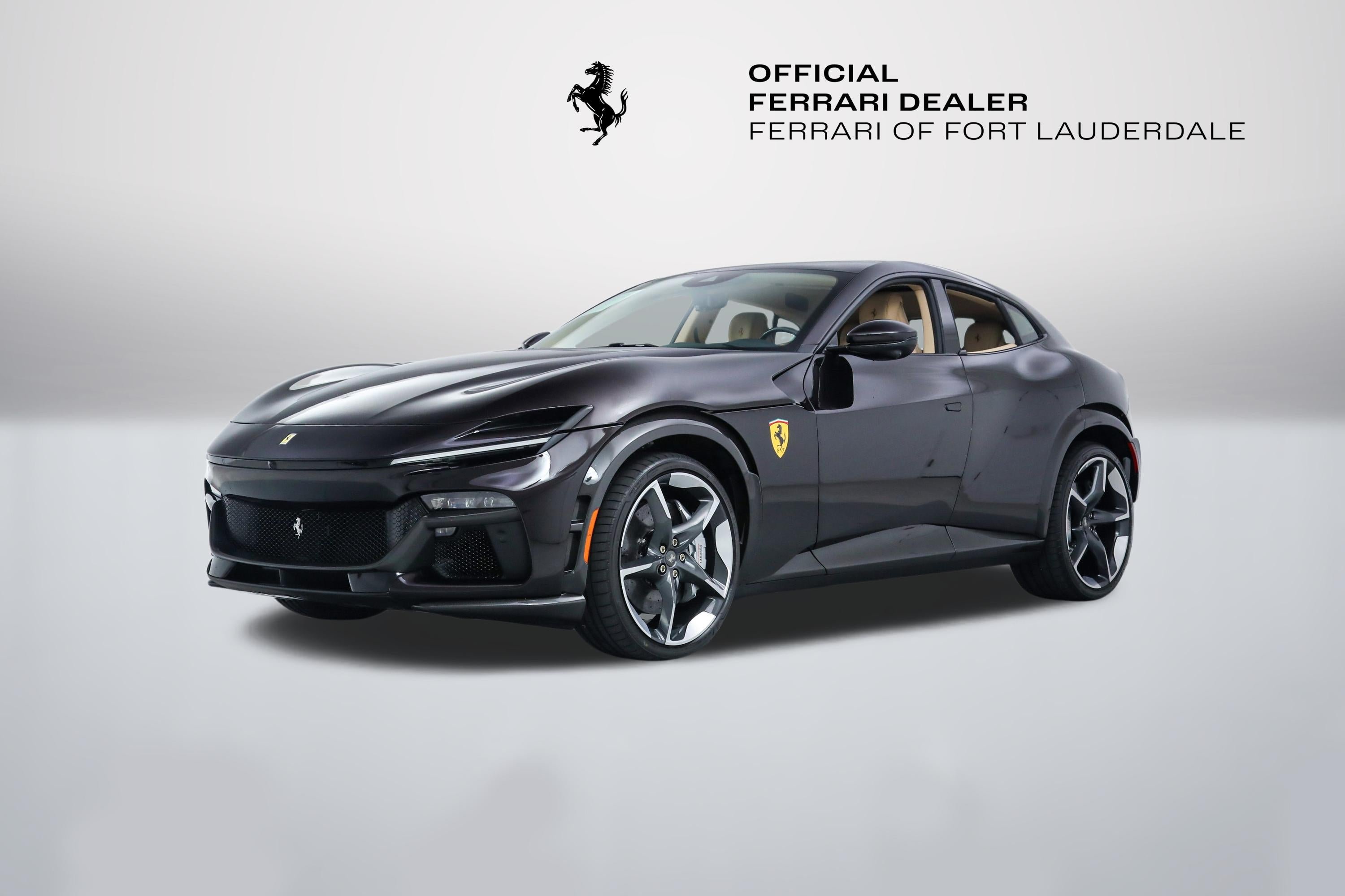 Certified Used 2025 Nero Purosangue Ferrari  image 1