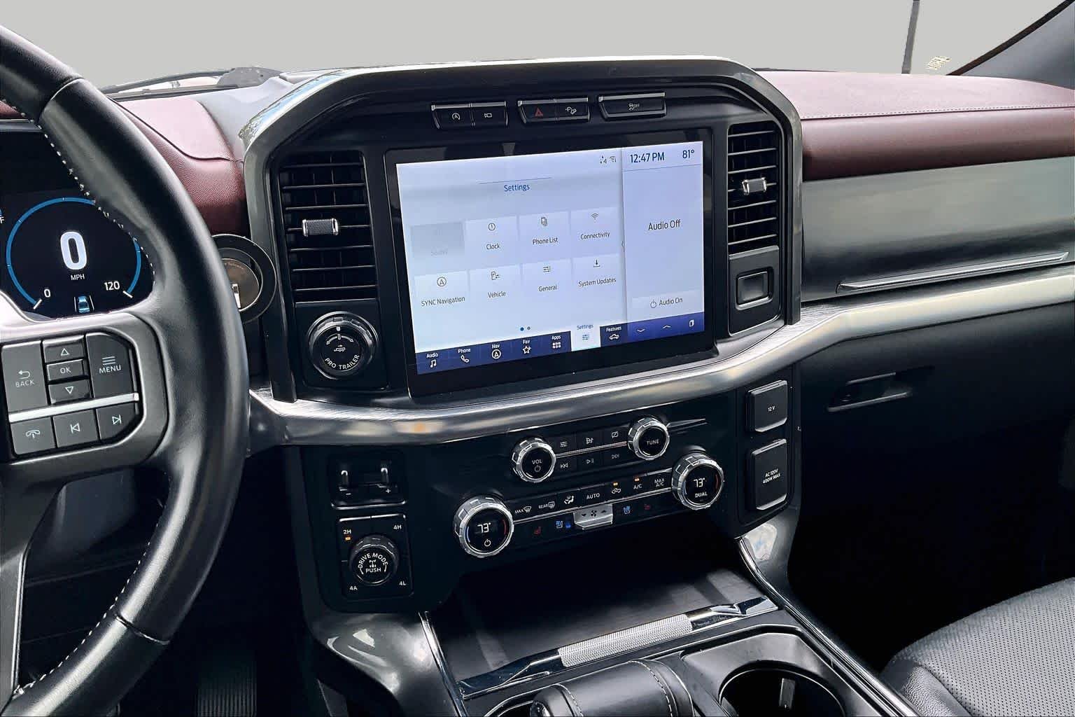 Used 2021 Carbonized Gray Metallic Ford LARIAT image 7