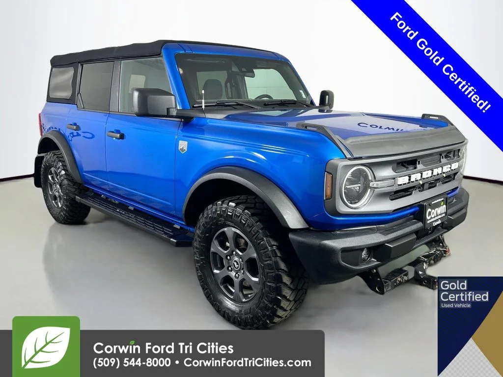 Certified Used 2021 Velocity Blue Metallic Ford Big Bend image 1