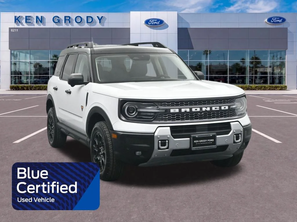 Certified Used 2025 White Ford Badlands image 1