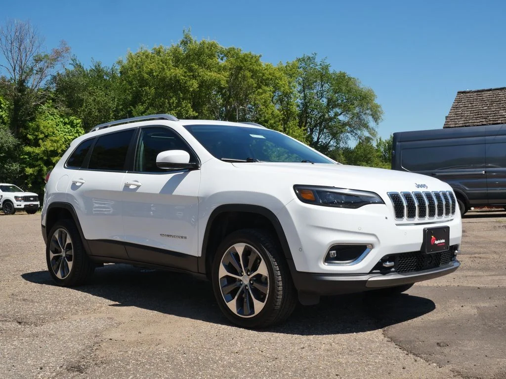 Certified Used 2021 White Jeep Limited image 1