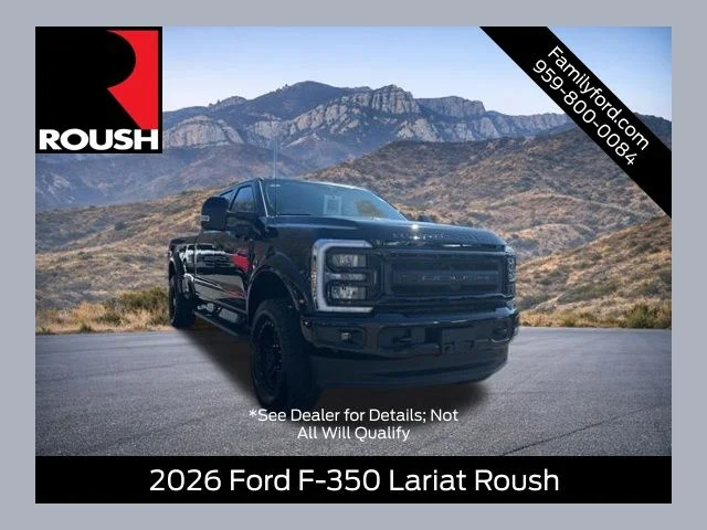 New 2026 Agate Black Metallic Ford F-350® Lariat® image 1