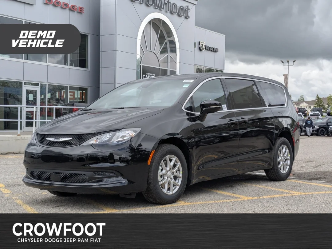 New 2026 Black Chrysler SXT - - FWD - Stow n Go Seats - Power Sliding Doors - Heated Seats - Adaptive Cruise & More! image 1
