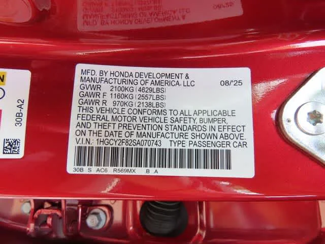 Certified Used 2025 Radiant Red Metallic Honda Touring image 31
