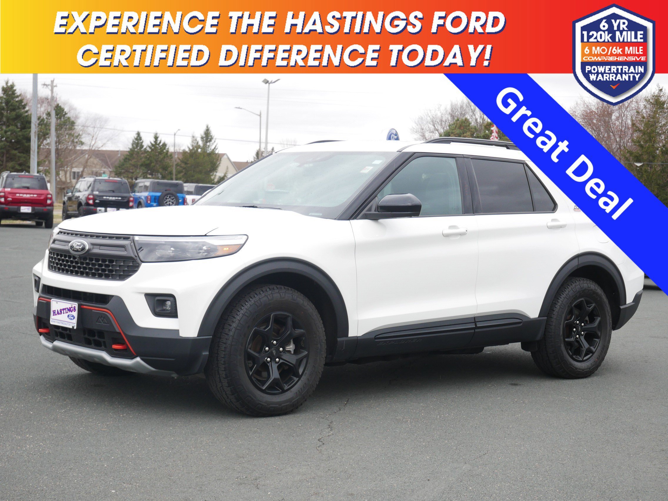 Certified Used 2022 White Ford Timberline image 1