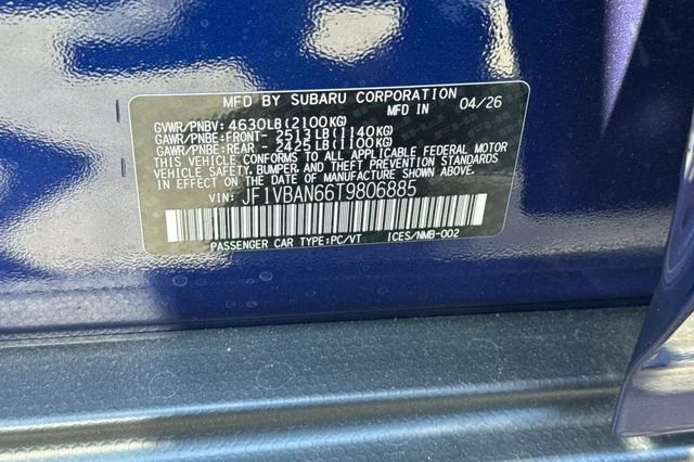 New 2026 SAPPHIRE BLUE PEARL Subaru Limited image 24
