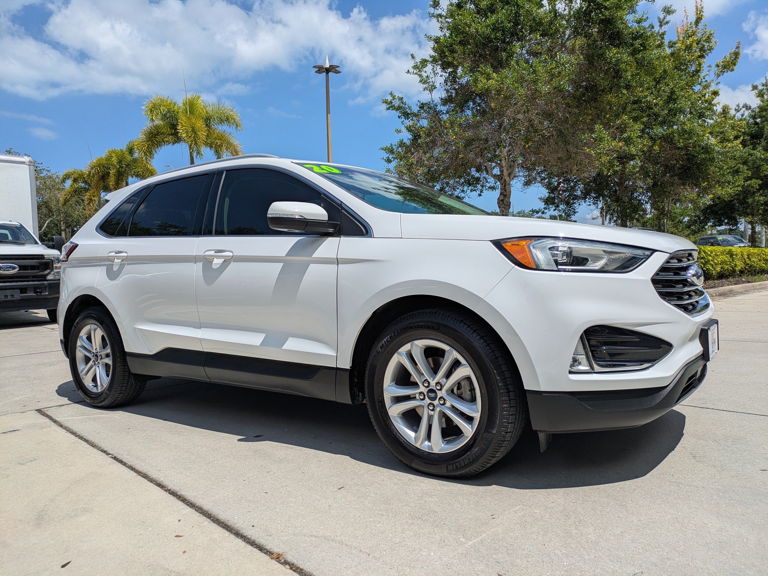 Used 2020 Ford Edge SEL with VIN 2FMPK3J91LBB14546 for sale in Naples, FL