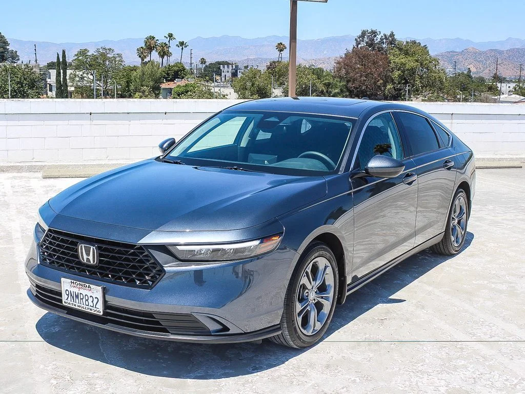 Certified Used 2024 Meteorite Gray Metallic Honda EX image 3