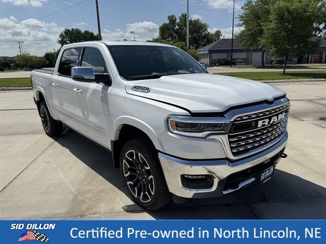 Used 2025 Ivory White Tri-Coat Pearlcoat Ram Limited image 6
