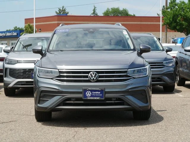Certified 2022 Volkswagen Tiguan SE with VIN 3VV2B7AX8NM014855 for sale in Inver Grove Heights, Minnesota