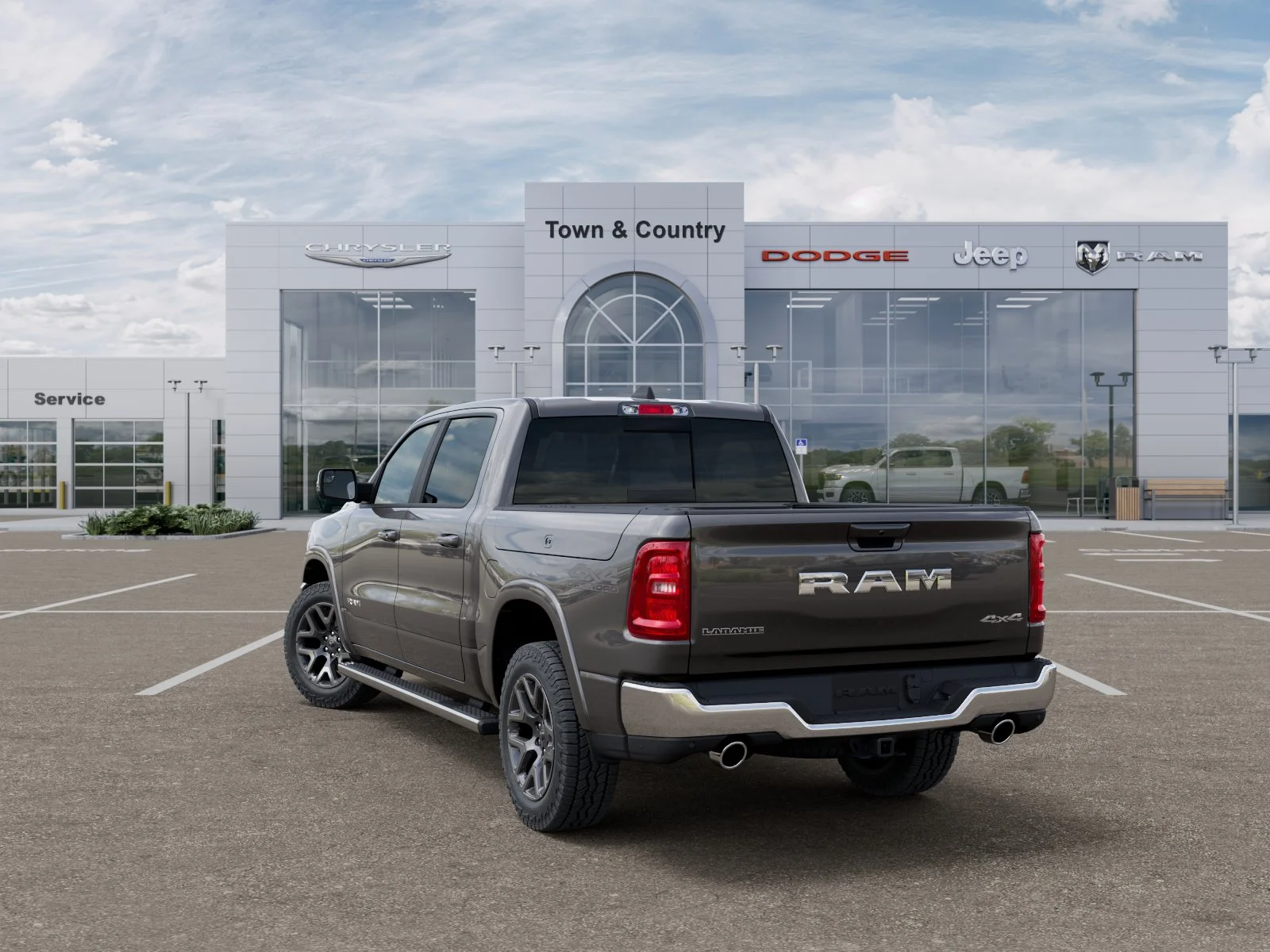 New 2027 Granite Crystal Metallic Clear-Coat Exterior Paint RAM Laramie image 29