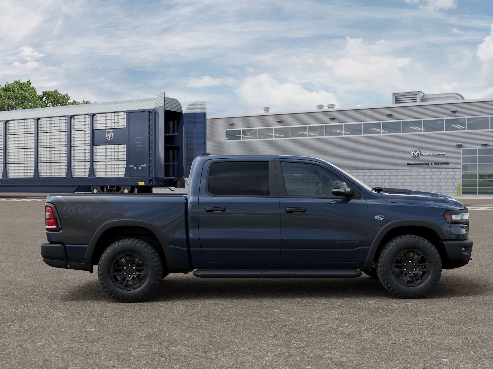 New 2026 Forged Blue Metallic Exterior Paint RAM Rebel image 31