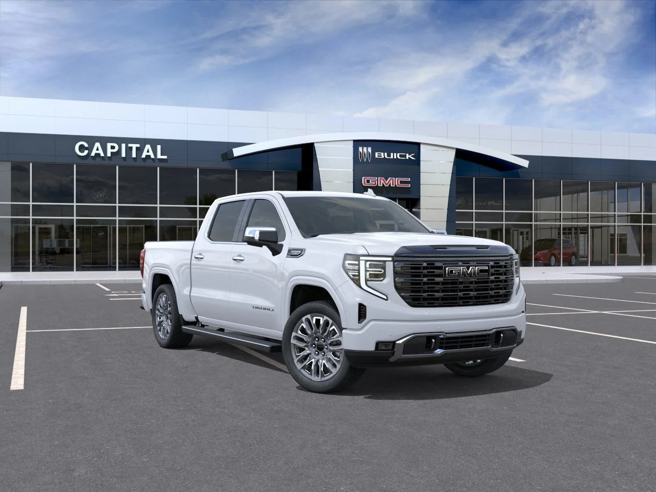 New 2026 Glacier White Tricoat GMC Denali Ultimate image 2