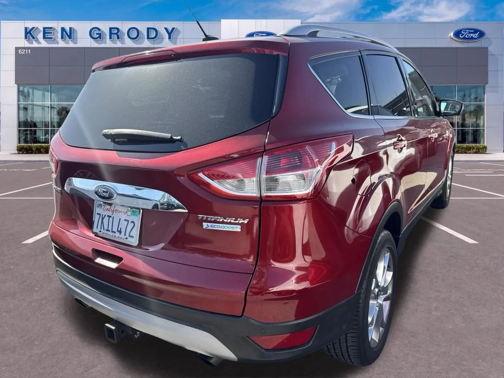 Used 2015 Red Ford Titanium image 4
