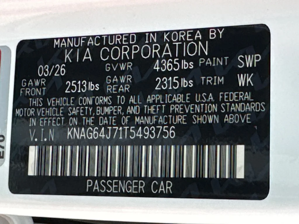 New 2026 Snow White Pearl Kia GT-Line FWD image 31