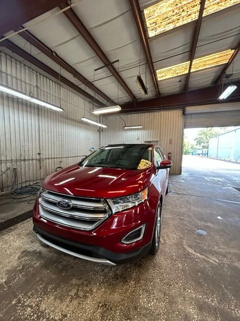 Used 2015 Red Ford Titanium image 2