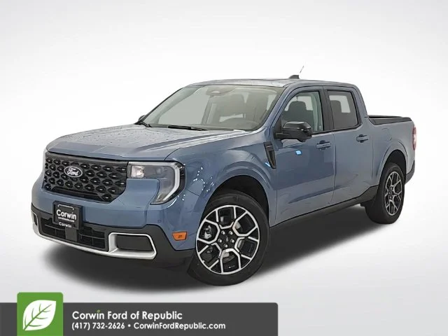New 2026 Azure Gray Metallic Tri-Coat Ford Lariat® image 1
