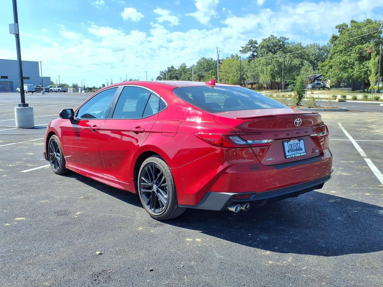Used 2025 Supersonic Red Toyota SE image 25