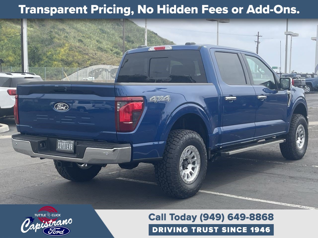New 2025 Atlas Blue Metallic Ford XLT image 6