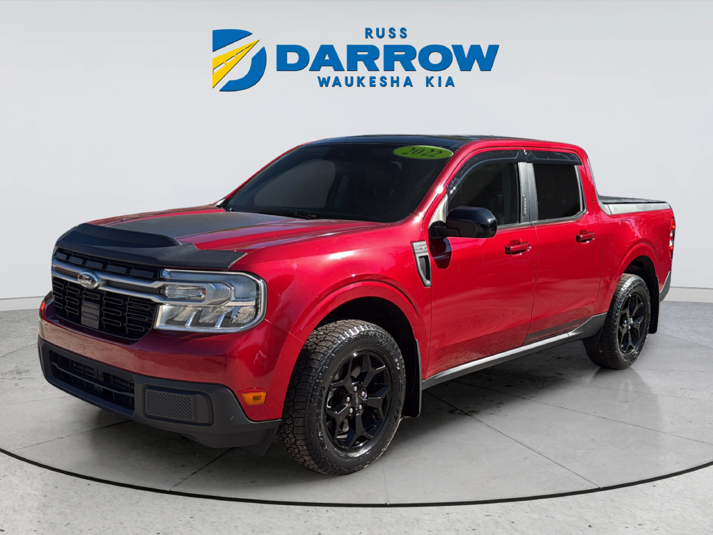 Used 2022 Red Ford Lariat image 1