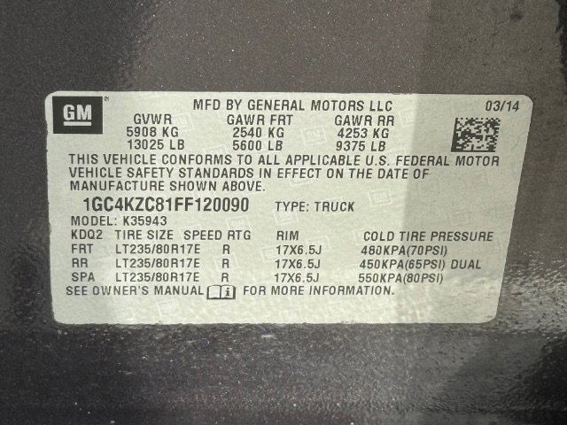 Used 2015 Tungsten Metallic Chevrolet LT image 23