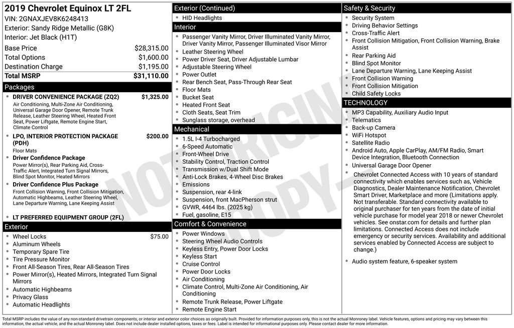 2019 Chevrolet Equinox 2FL - Photo 34