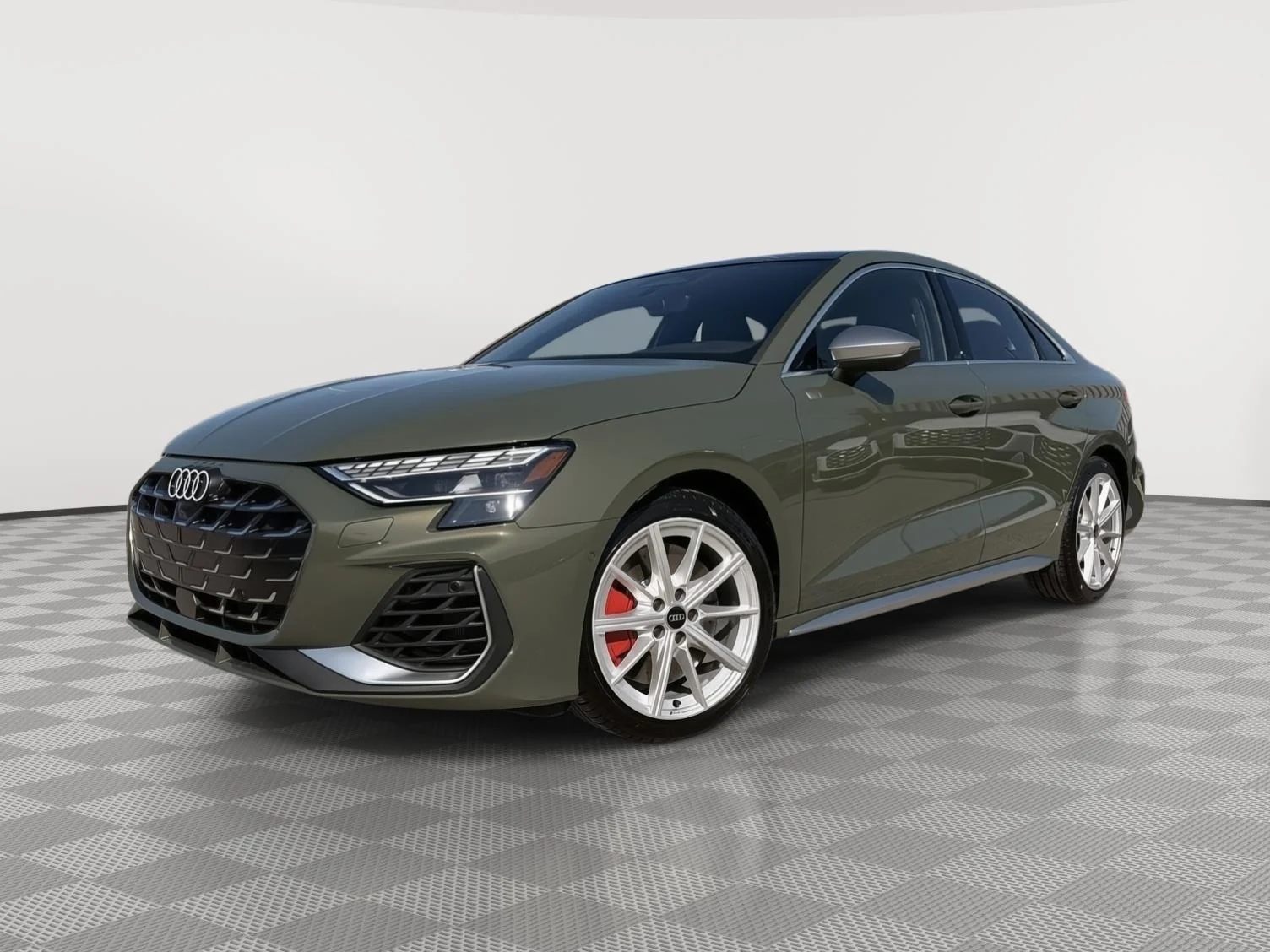 New 2026 district green metallic Audi PREM image 1
