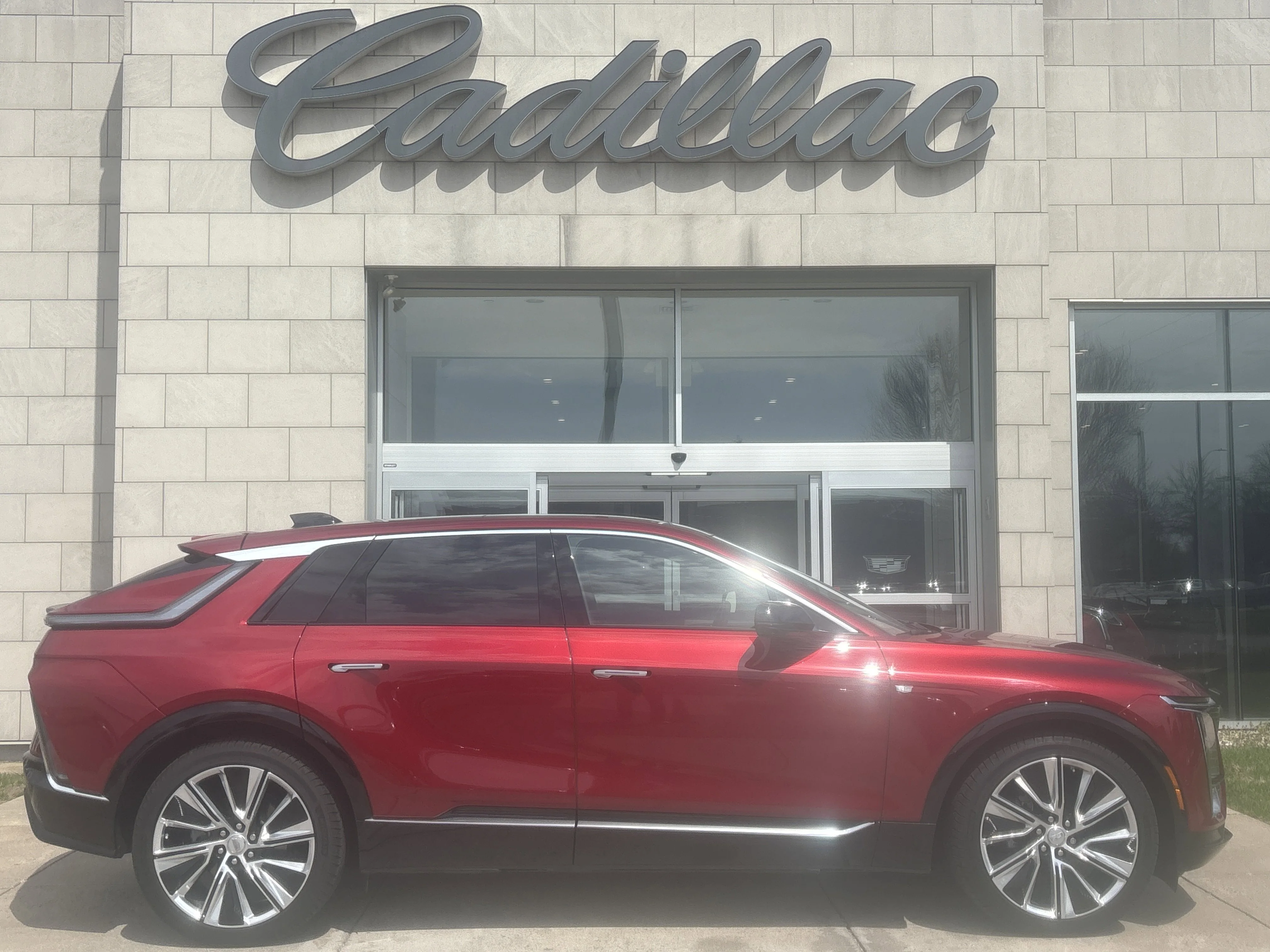 Used 2025 Radiant Red Tintcoat Cadillac Luxury image 3