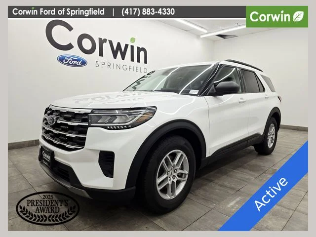 New 2026 Star White Metallic Tri-Coat Ford Active image 1