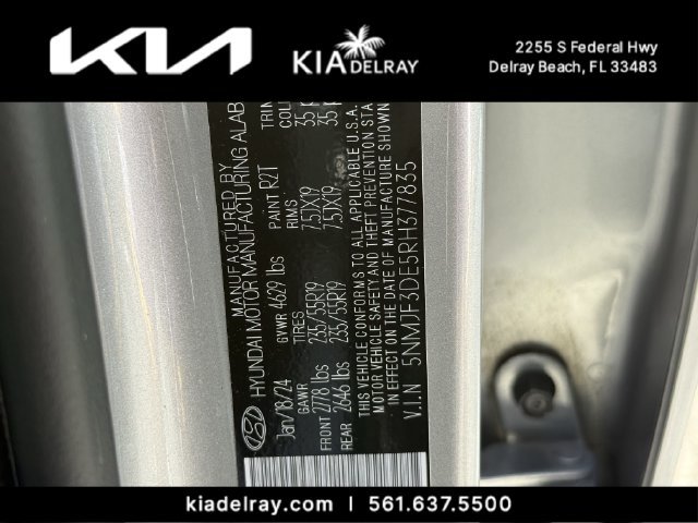 Used 2024 Silver Hyundai SEL image 37