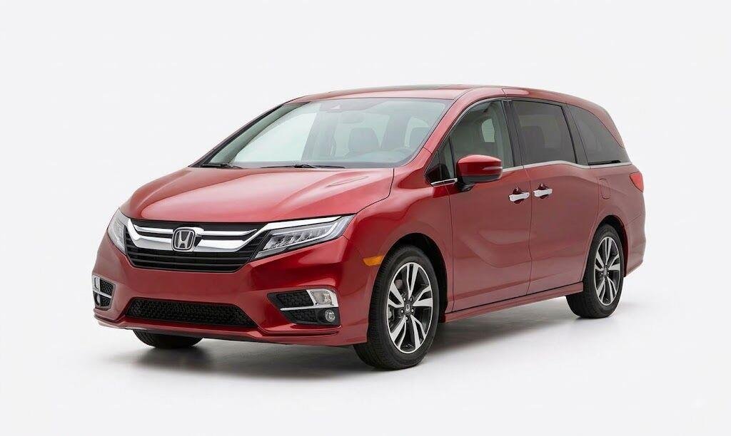 Used 2022 Radiant Red Metallic II Honda Touring image 1